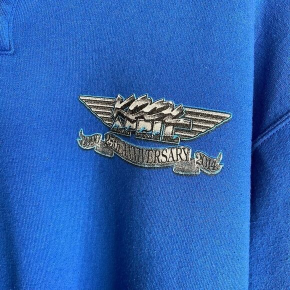 Kool April Nights Men's Sweatshirt Zip Collar Kool April Nights Logo 2014 Size L - Picture 2 of 12